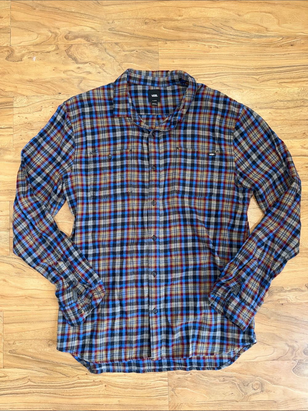 Vans Multicolor Plaid Button-Down Shirt